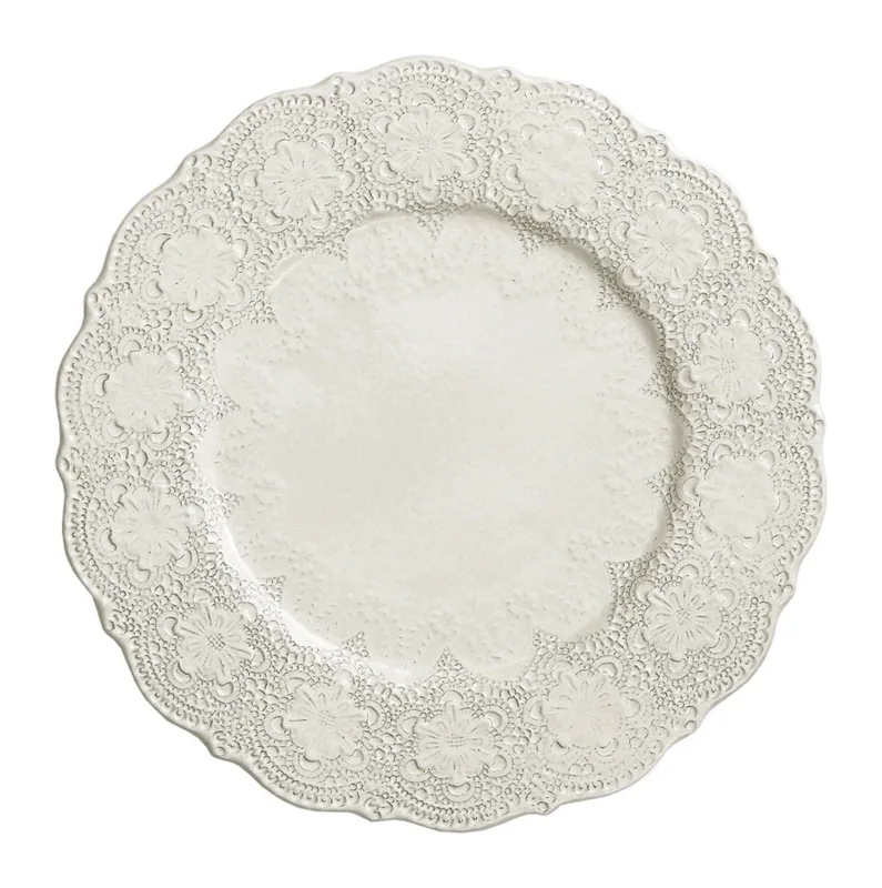 Arte Italica Merletto Antique Merletto Antique Charger at Galleria Riverside