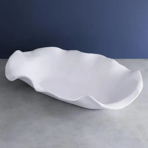 Beatriz Ball Vida Nube Extra Large Oval Centerpiece (White) at Galleria Riverside