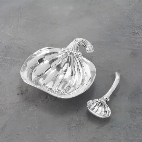 Beatriz Ball Giftables Holiday Pumpkin Bowl with Spoon at Galleria Riverside