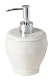 Costa Nova - Casafina Fontana Bath Soap/Lotion Pump 4" White at Galleria Riverside