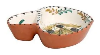 Costa Nova - Casafina Alentejo Terracotta Olive Dish 7" at Galleria Riverside