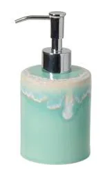 Costa Nova - Casafina Taormina Bath Soap/Lotion Pump 4" Aqua at Galleria Riverside