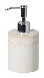 Costa Nova - Casafina Taormina Bath Soap/Lotion Pump 4" White at Galleria Riverside