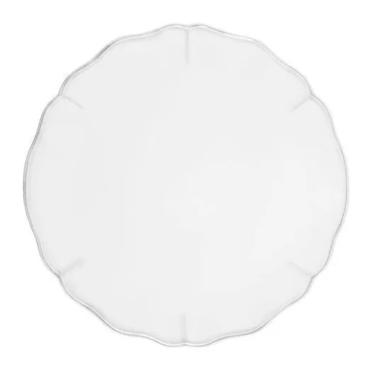 Costa Nova - Casafina Alentejo Charger Plate/Platter 13", White at Galleria Riverside