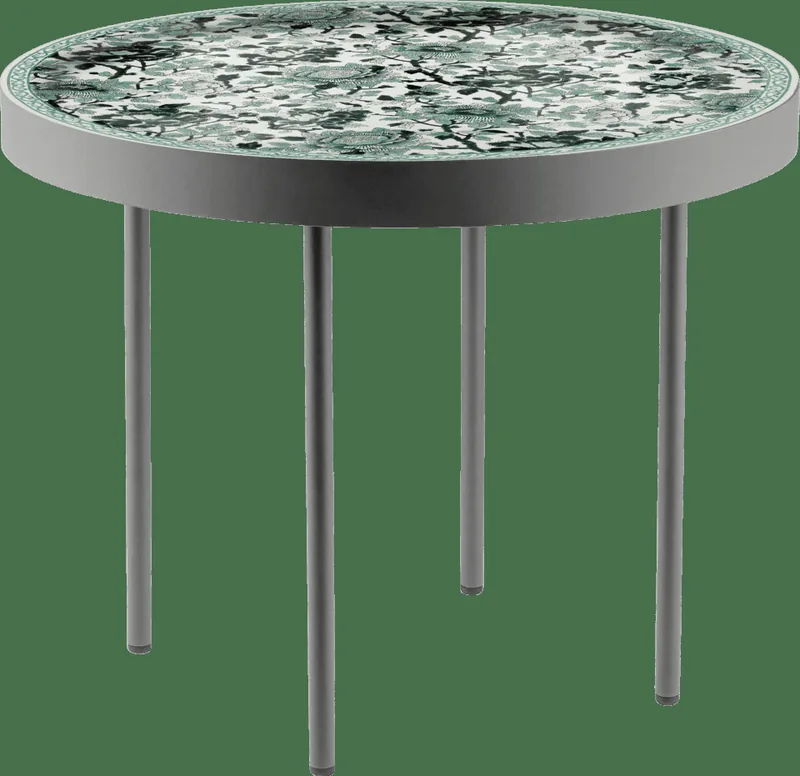 Gien Pivoines Pivoines Green Coffee Table Black at Galleria Riverside