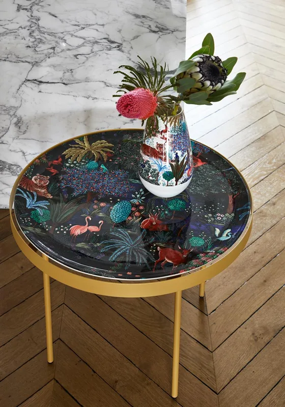 Gien Le Jardin Du Palais Coffee Table - Gold at Galleria Riverside
