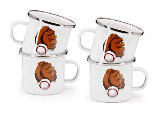 Golden Rabbit Child Sets Open Stock Set of 4 Baseball Child Mugs at Galleria Riverside
