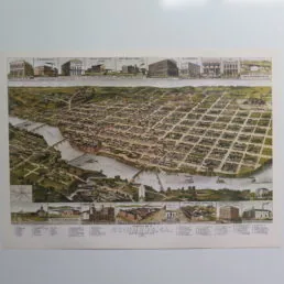 Galleria Riverside Exclusives Historic Columbus 1886 MAP at Galleria Riverside