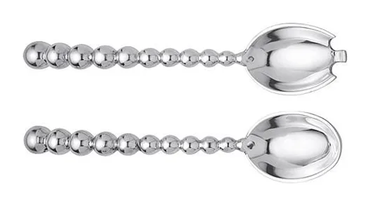 Mariposa String of Pearls Pearled Salad Servers at Galleria Riverside