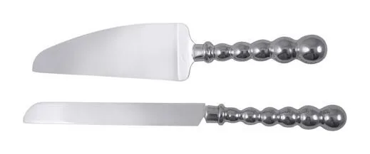 Mariposa String of Pearls Pearled Cake Server Set at Galleria Riverside