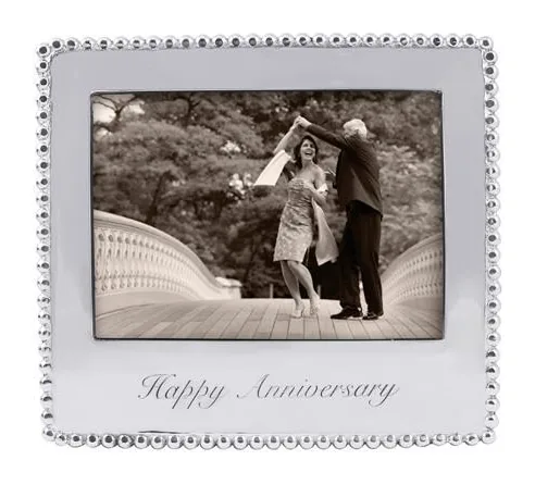 Mariposa Beaded Happy Anniversary Beaded 5X7 at Galleria Riverside