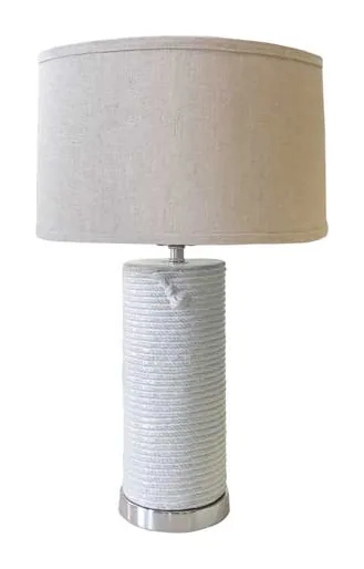 Mariposa High Seas Ceramic Rope Table Lamp at Galleria Riverside