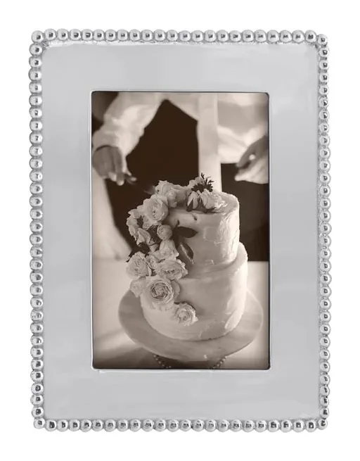 Mariposa Beaded Beaded 4x6 Engraveable Frame at Galleria Riverside
