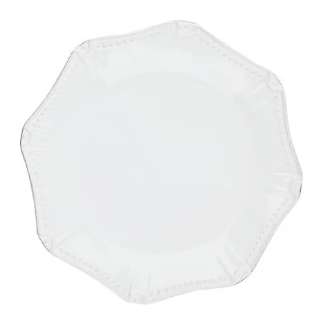 Skyros Designs Isabella - Pure White Dinner Plate - Octagonal at Galleria Riverside