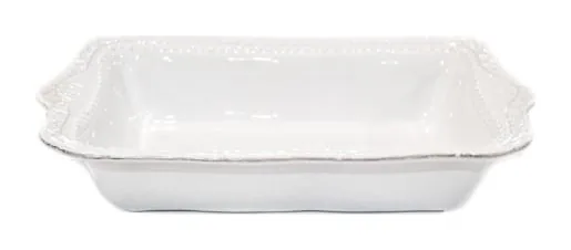 Skyros Designs Historia - Paper White Medium Rectangular Baker at Galleria Riverside