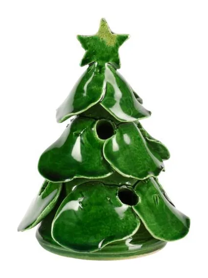 VIETRI Foresta Green Mini Scalloped Tree at Galleria Riverside