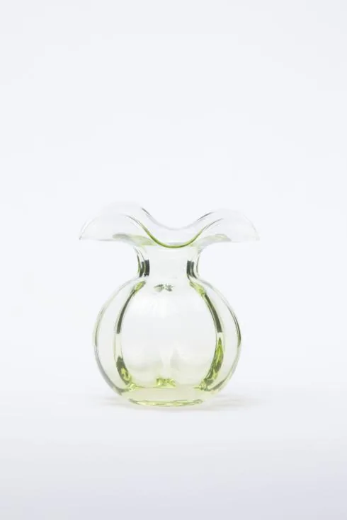 VIETRI Hibiscus Glass Green Bud Vase at Galleria Riverside
