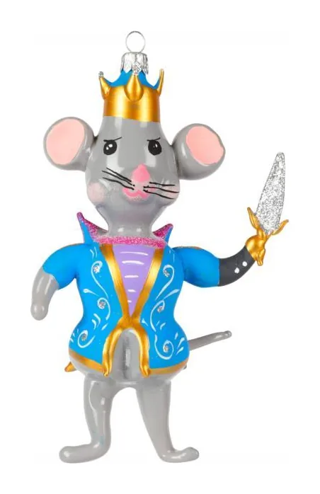 VIETRI Nutcrackers Figural Mouse King Ornament at Galleria Riverside