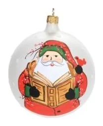 VIETRI Old St. Nick Reading Ornament at Galleria Riverside