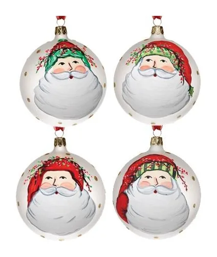 VIETRI Old St. Nick Assorted Ornaments - Set of 4 at Galleria Riverside
