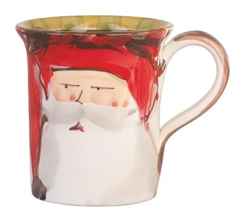 VIETRI Old St. Nick Mug - Red Hat at Galleria Riverside