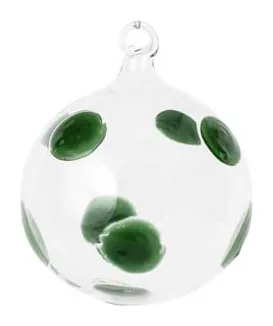 VIETRI Drop Green Ornament at Galleria Riverside