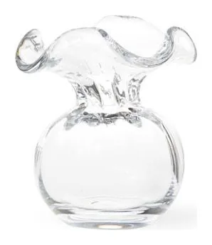 VIETRI Hibiscus Glass Clear Bud Vase at Galleria Riverside