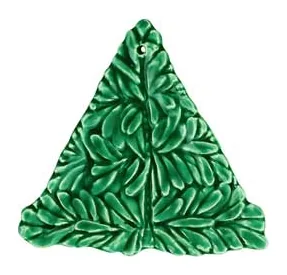 VIETRI Lastra Holiday Green Figural Ornament at Galleria Riverside