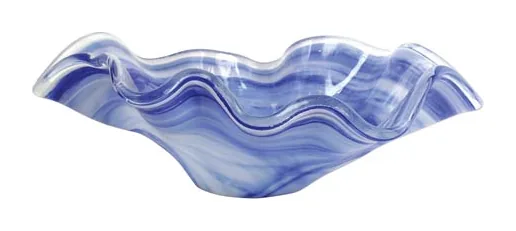 VIETRI Onda Glass Cobalt Large Bowl at Galleria Riverside