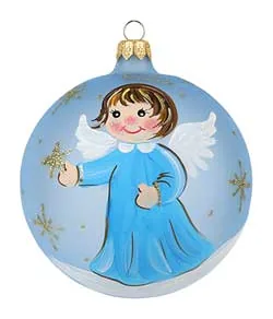 VIETRI Ornaments Baby Boy Angel Ornament at Galleria Riverside