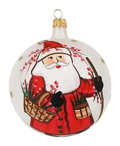 VIETRI Old St. Nick Outdoorsman Ornament at Galleria Riverside