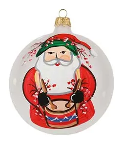 VIETRI Old St. Nick Drum Ornament at Galleria Riverside