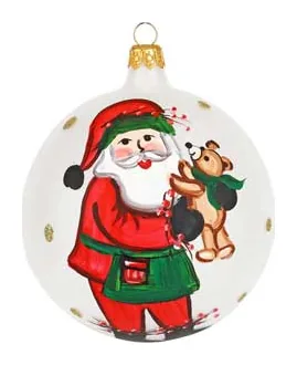 VIETRI Old St. Nick Teddy Bear Ornament at Galleria Riverside