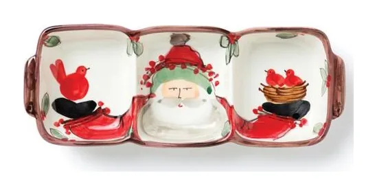 VIETRI Old St. Nick Three-Part Server at Galleria Riverside
