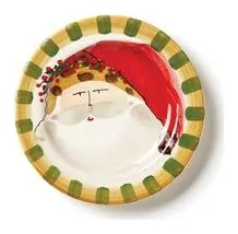 VIETRI Old St. Nick Round Salad Plate - Animal Hat at Galleria Riverside