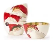 VIETRI Old St. Nick Assorted Cereal Bowls - Set of 4 at Galleria Riverside